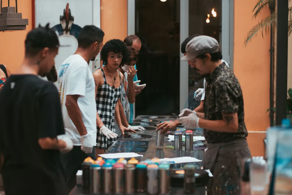 Creative community event at Culture Hub Copacabana